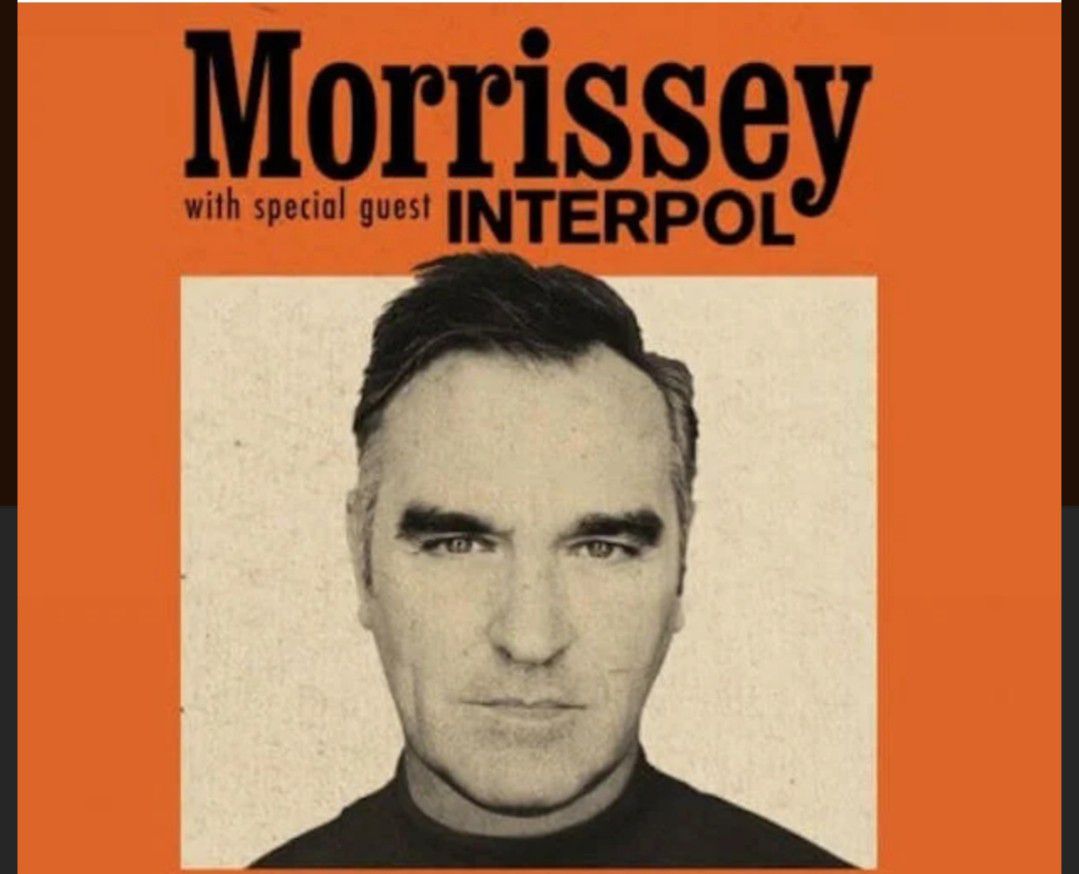 Morrissey and Interpol at the Hollywood Bowl