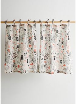 Urban Outfitters Western Tie-Top Cafe Curtains