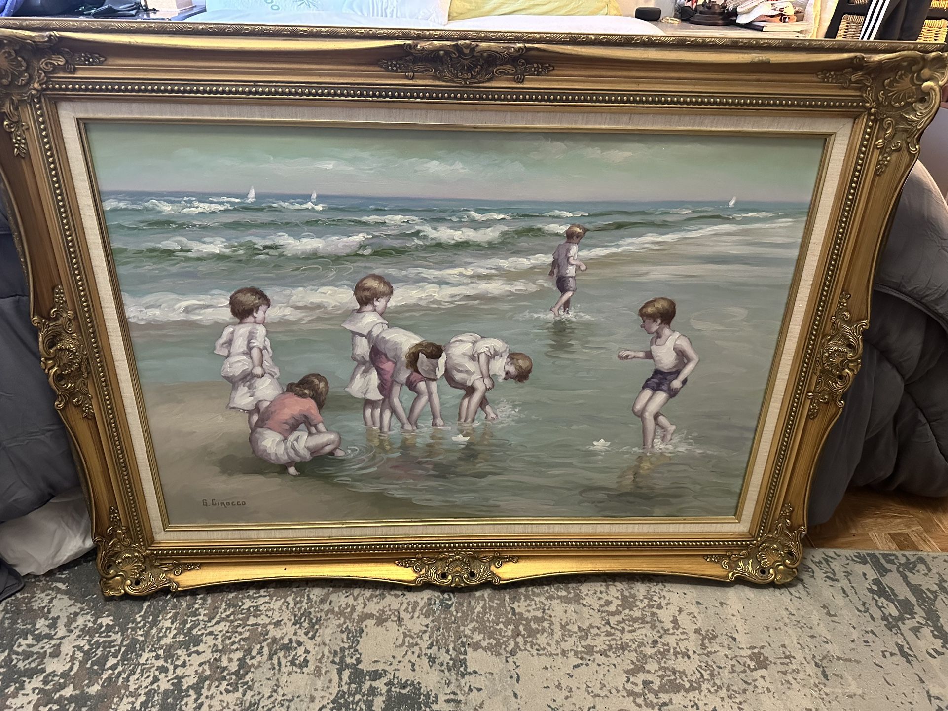 Oil painting on canvas – vintage
