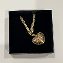 Stauer Mutant Confetto Heart Necklace & Earrings