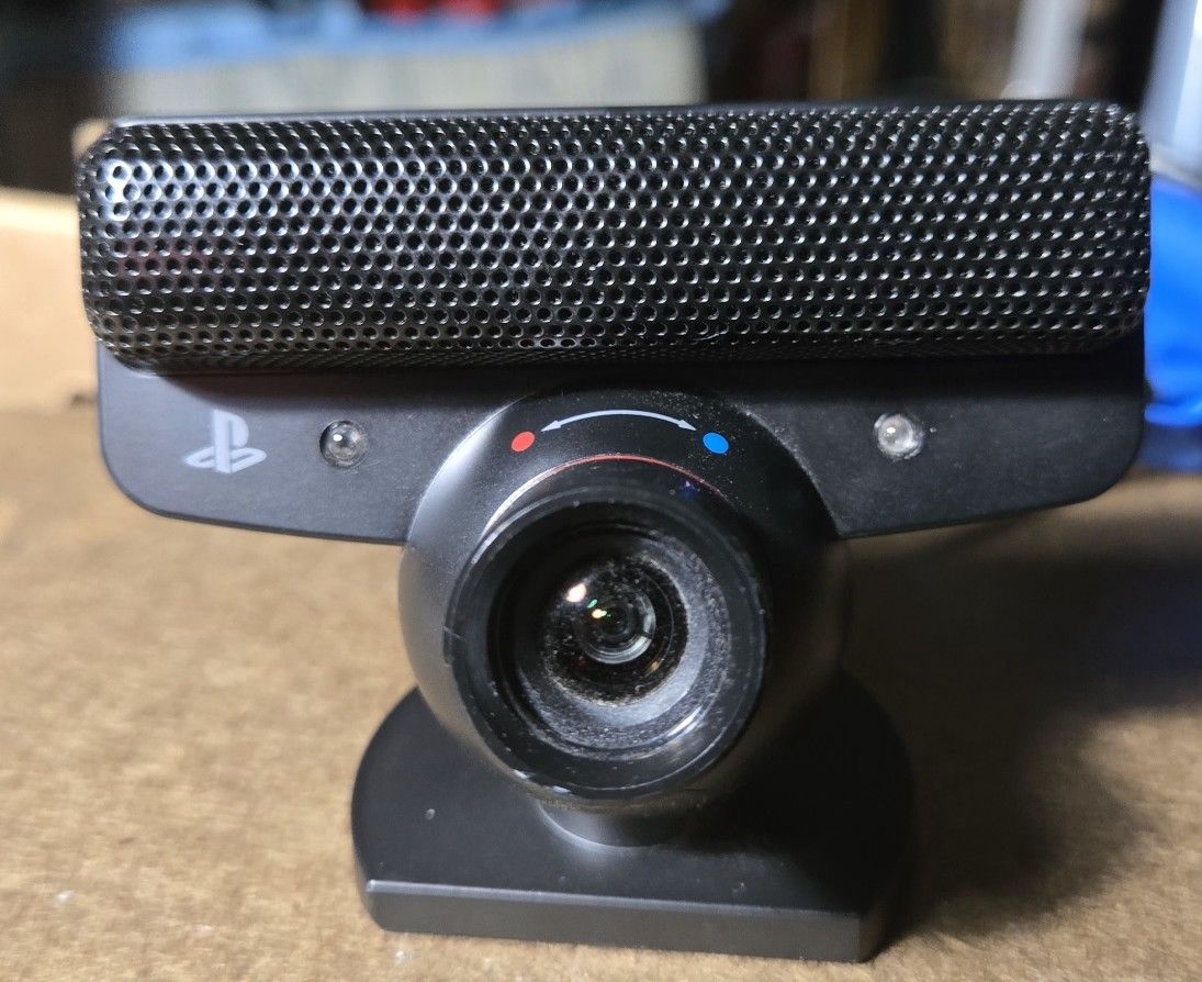 PlayStation camera for gaming.