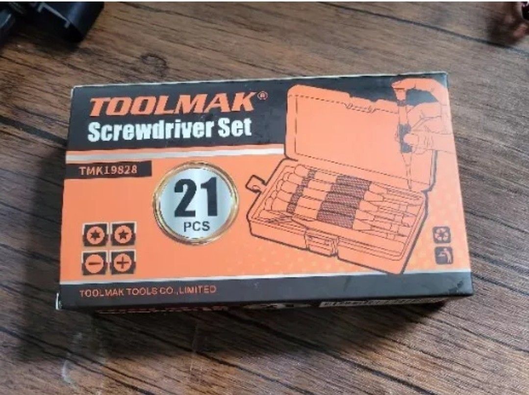 Precision Screwdriver Set TOOLMAK 21PCS Magnetic Small Screwdriver with Slotted