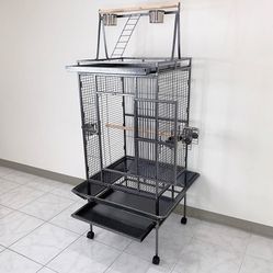 (New in box) $155 Large Bird Cage 68” Tall with Rolling Stand for Parakeets, Parrot, Cockatiel, Chinchilla, Cockatoo