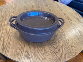Vintage Le Creuset Doufeu chocolate brown