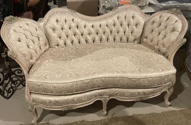 Pink Pearlized Loveseat