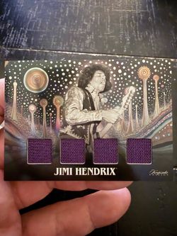 Jimi Hendrix Quad Authentic Memorabilia Relic Card – 2026 Keepsake Collection