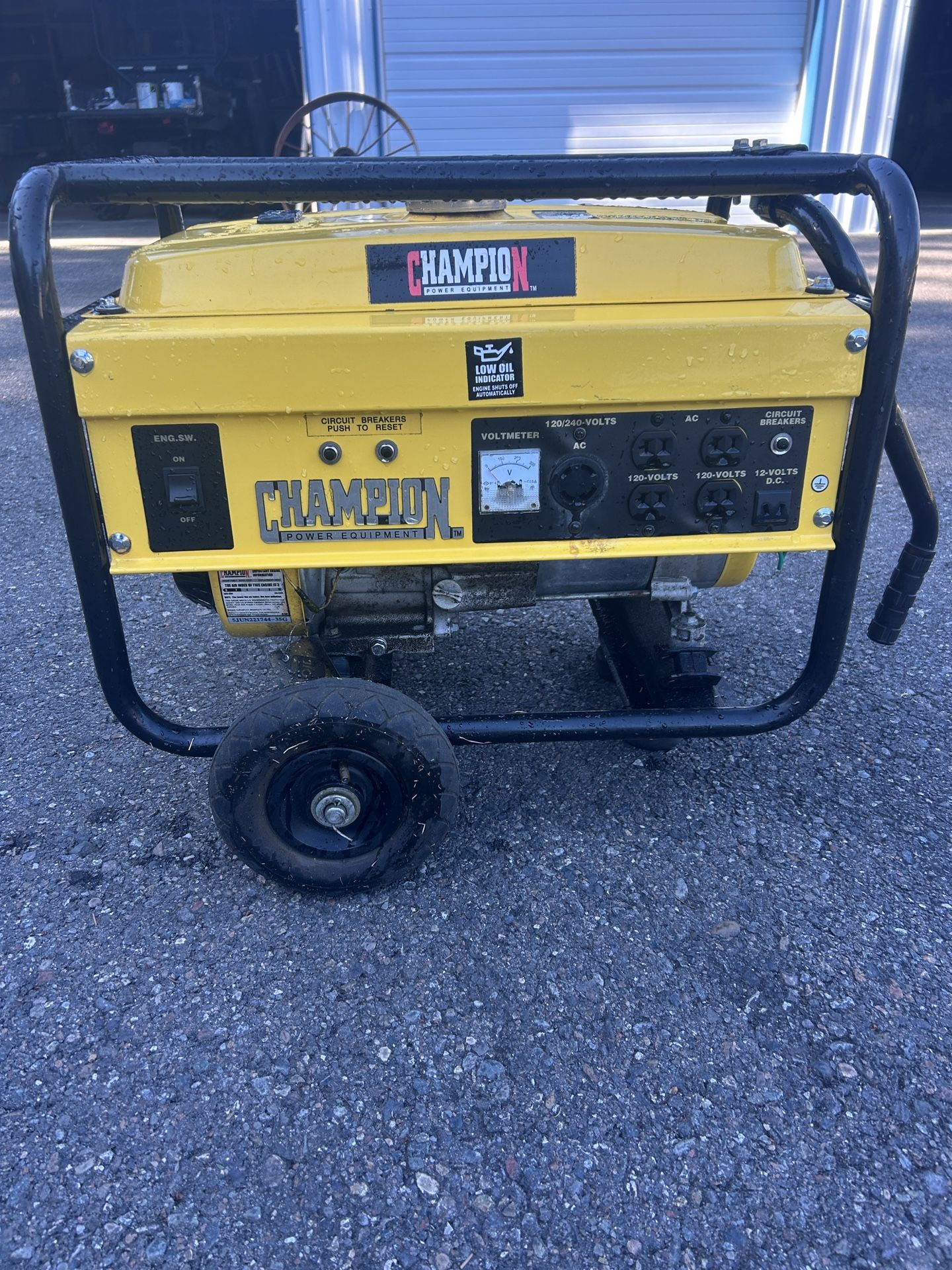 Champion 3500 Watt Generator With Cart
