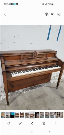 Upright Piano - Wood