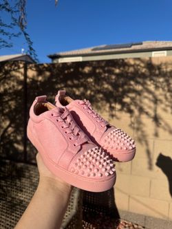 Pink Christian Louboutin shoes