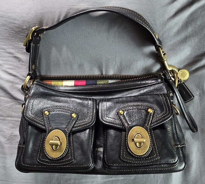 Coach 2008 65th Anniversary Legacy Double Turnlock 10328
