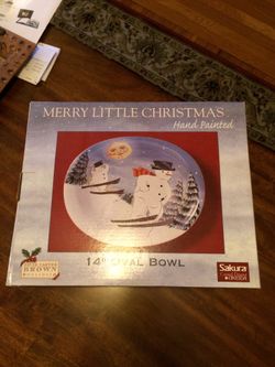 Sakura Christmas Bowl