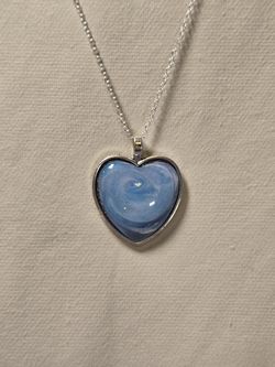 Blue Hart Pendant 