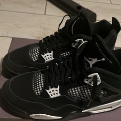 Jordan 4 White Thunders (white&black)