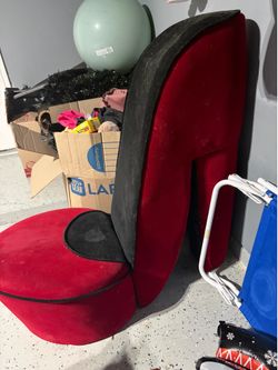 High heel chair