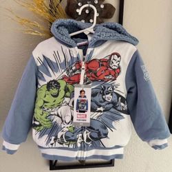 Toddler Boy Sherpa Jacket Size 3T and 4T