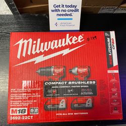 Milwaukee M18 Compact Brushless 2-tool Combo Kit