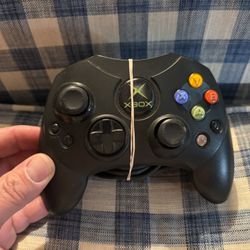 Original Xbox S Type Controllers In Black Or Blue 