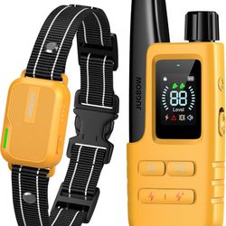 Dog Shock Collar - 4200FT Dog Training Collar with Remote IPX7 Waterproof Electric Collar with 4 Training Modes, Security Lock, Rechargeable e-
