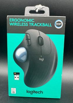 Logitech ERGO  Wireless Ergonomic Trackball Mouse,