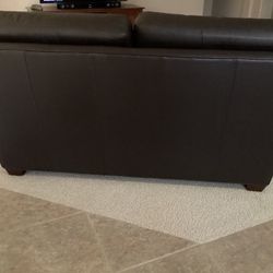 Espresso Colored Ethan Allen Love Seat