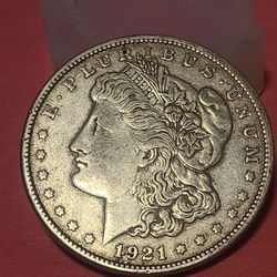 1921 Morgan Silver Dollar Silver Coin