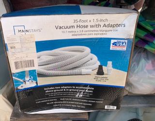New 35 foot pool hose, slightly damaged box