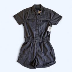 Blank NYC Short Sleeve Utility Romper
