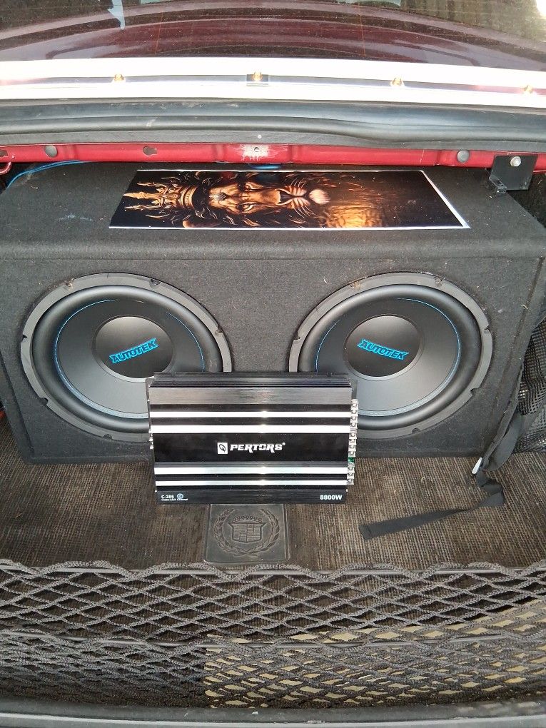 Autotek 12" Subwoofers & 8000 Watt AMP