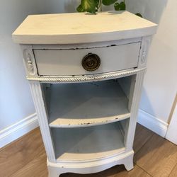 Wood Antique Nightstand 