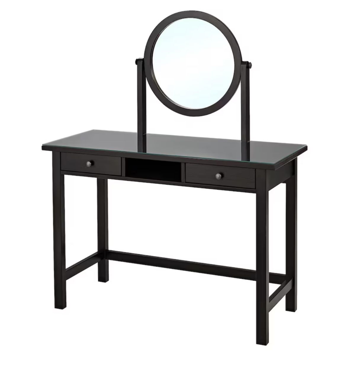 Beautiful Wood. Makeup Vanity Table With Mirror