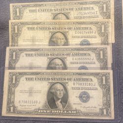 1935 Silver Certificates $1 Notes 