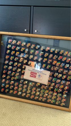 1984 Olympic international flag pin series