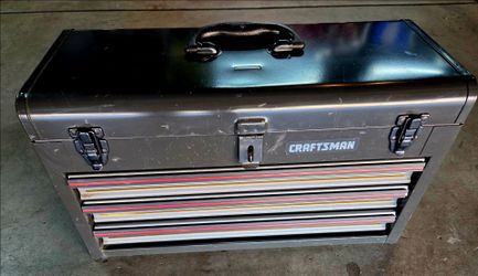 Vintage Craftsman 3-Drawer Tool Box.  Nice Condition!