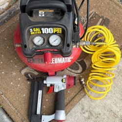 100 PSI Air Compressor Brad Nailer