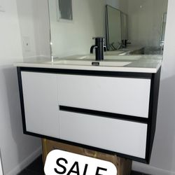 SALE ~ Modern Floating Bathroom Vanity - 36 inches