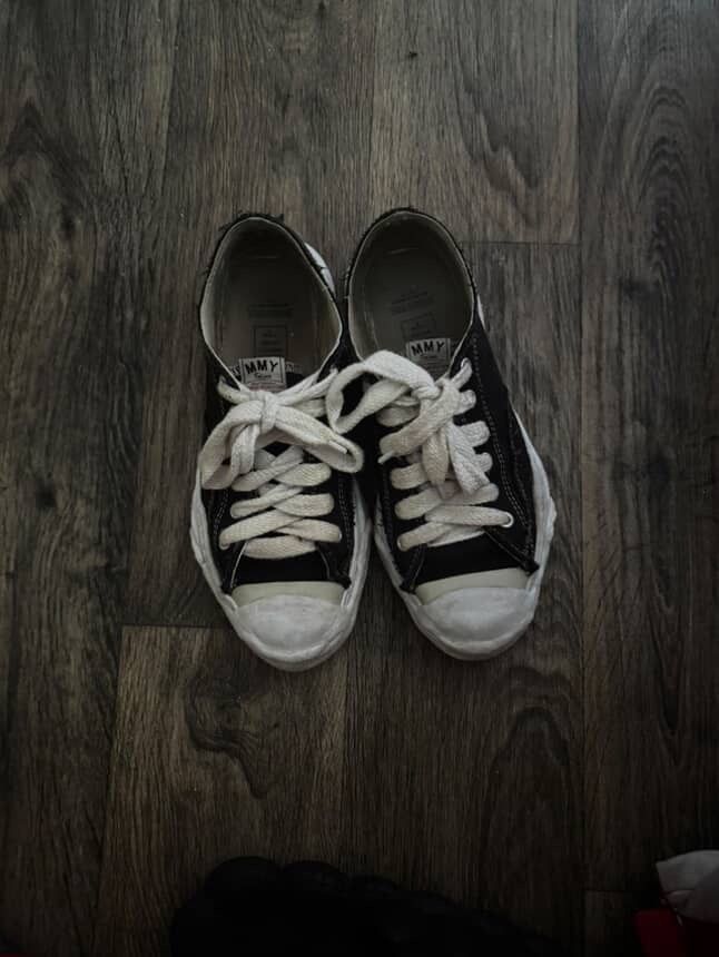 Maison Mihara Yasuhiro Hank OG Sole Canvas Low 'Black White'