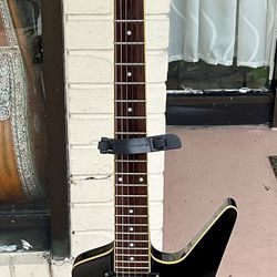 Dean Dimebag ML - Black w/ Trem, Custom Purple Detail & Gig Bag 