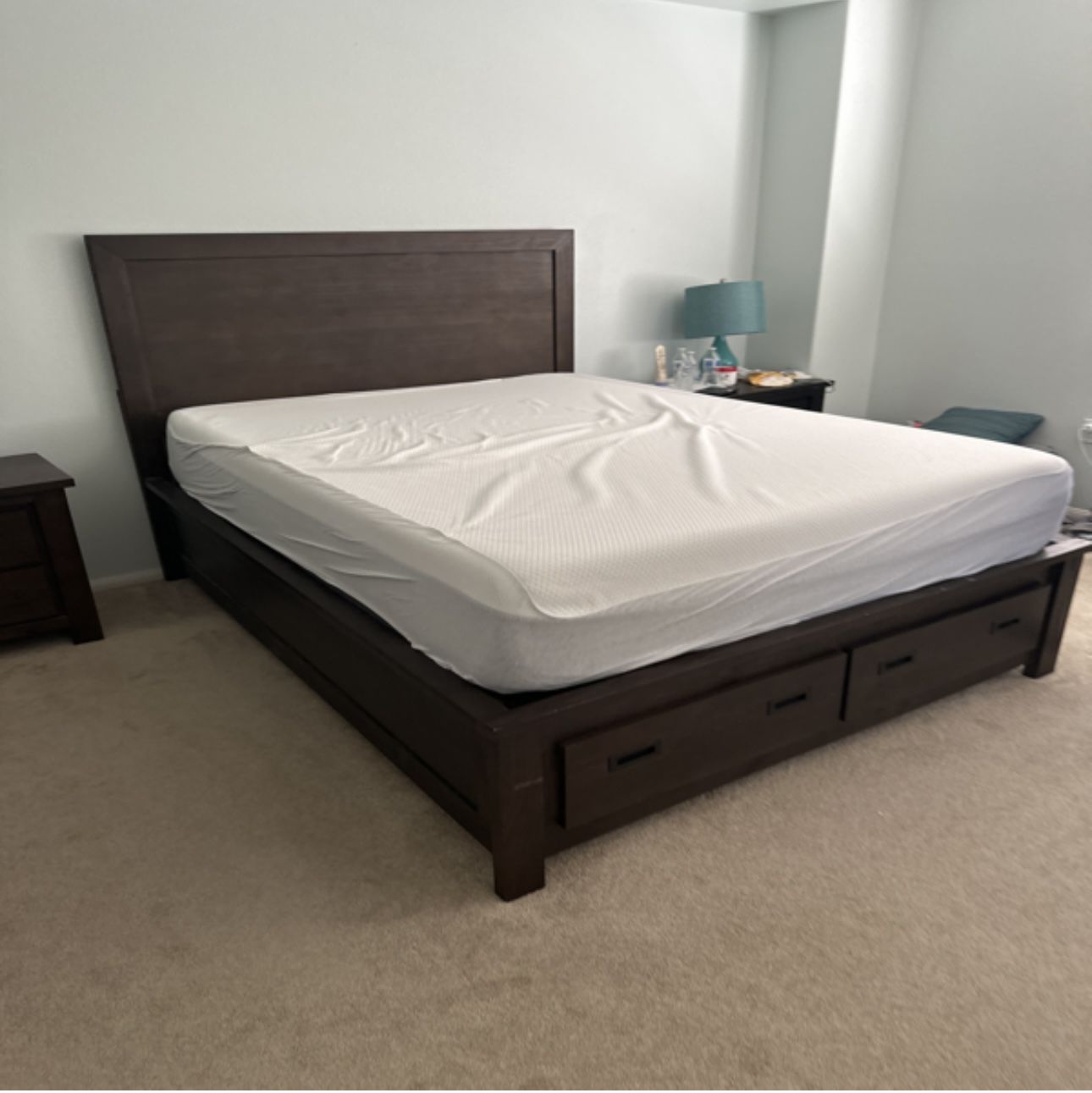 Rustic Modern Queen Bed Frame