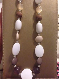 Necklace (neutral colors)