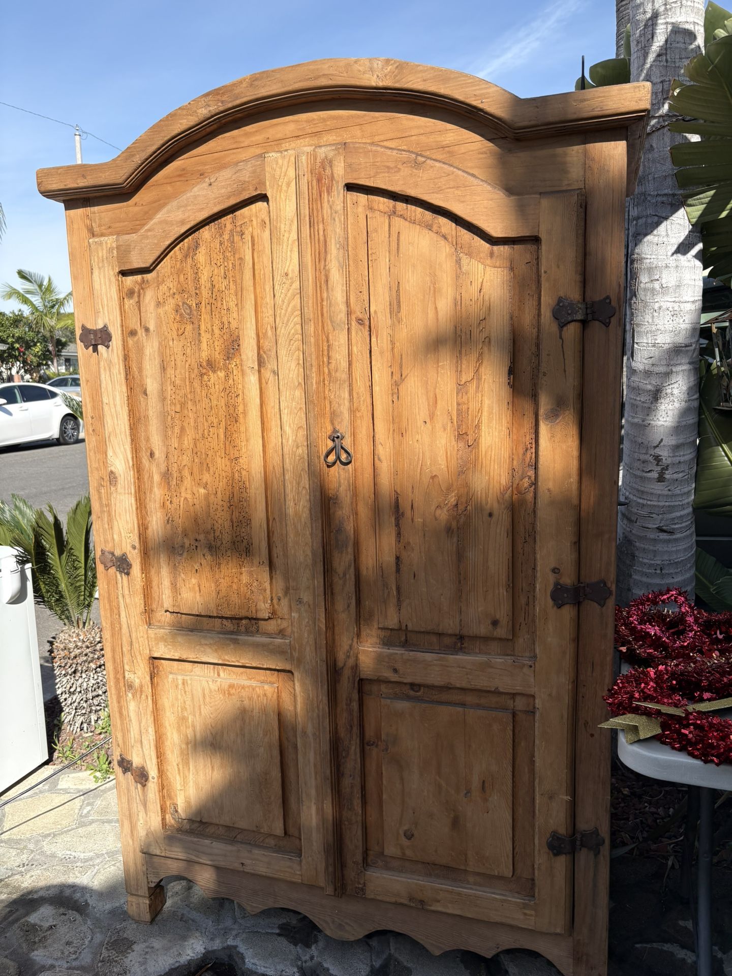 Solid Wood Armoire…..Please Read Description!