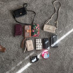 9 Wallets And Two Change Purses