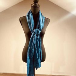 New Navy Blue Scarf