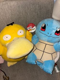 Pokémon Psyduck & Squirtle Large Plush Set