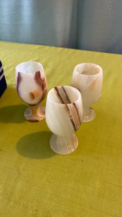 Mini onyx goblets