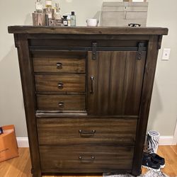 Farmhouse Dresser with Sliding Door