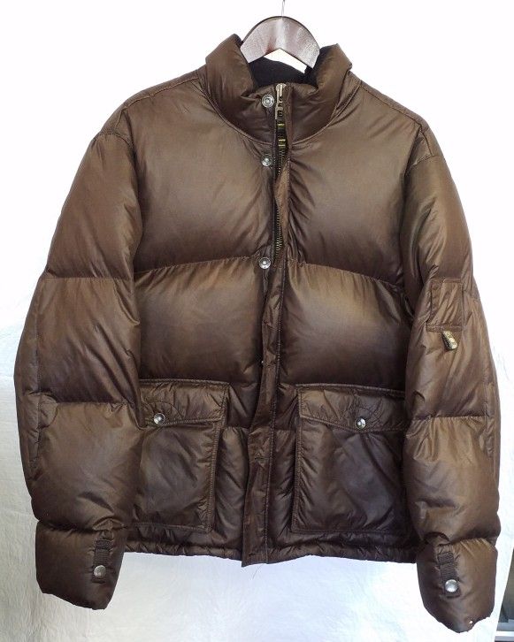 Gap Down Feather Mens Puffer Jacket Brown Size L $40