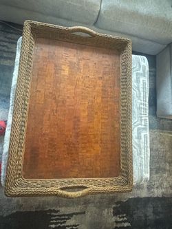 African made wooden tray