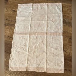 GOURMET CLASSICS KITCHEN TOWELS Pink WHITE COTTON