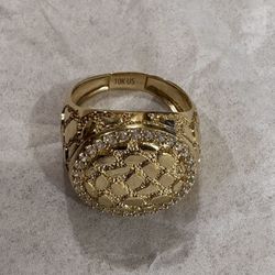10k Nugget Ring Brand New 4.5 Grams Not Selling For Scrap 