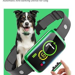 Dog barking collar